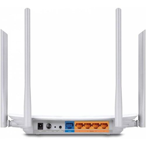 Router Inalambrico TP-LINK AC1200 Archer C50, 300mbps + 867mbps, 4 Antenas 5dbi, Doble Banda 2.4ghz/5ghz, 4 Puertos Ethernet, Wps