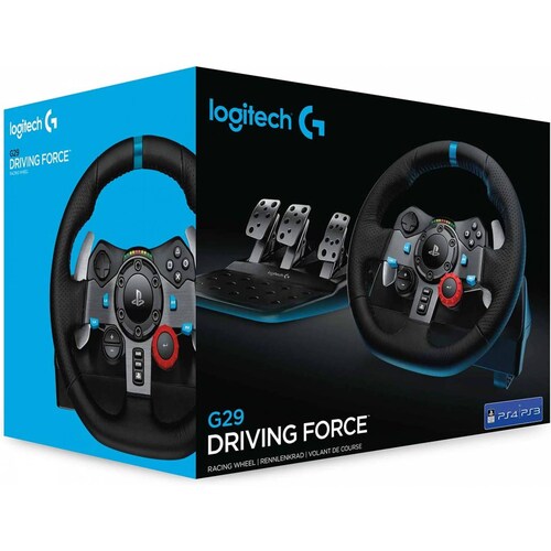 Volante Con Pedales Logitech G29 DRIVING FORCE (941-000111), Compatible Con PC/PS3/PS4