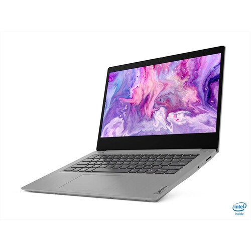 Laptop Lenovo Ideapad 3-14ITL05 14" Intel Core i3 1115G4 Disco duro 512GB SSD Ram 4GB+4GB Windows 11 Home Gris Platino