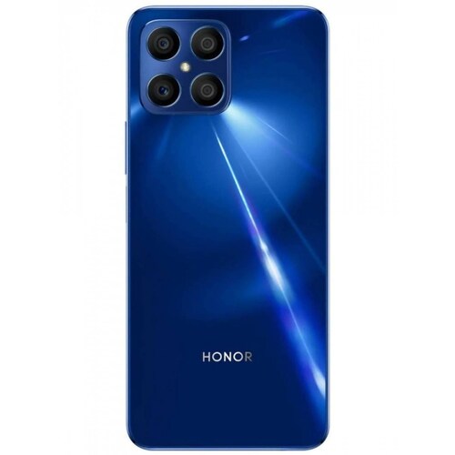 Smartphone Honor X8 6.7" 126GB/6GB Cámara 64MP+5MP+2MP+2MP/16MP Snapdragon Android 11 Color Azul