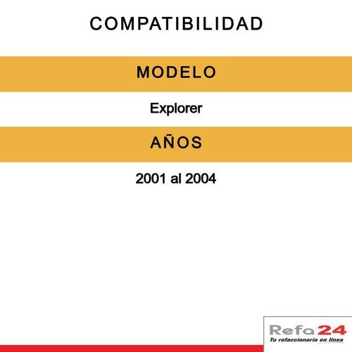 Calavera Tyc - Compatible Con Explorer 2001-2004 Sport Sport - Lado Izquierdo (Piloto) 