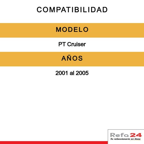 Faro Depo - Compatible Con Chrysler Pt Cruiser 2001-2005 - Der 