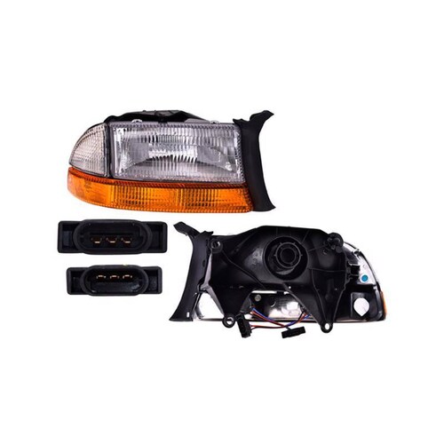 Faro Depo - Compatible Con Dodge Dakota 1997-2004 - Con Base, Con Cuarto, Lado Der 