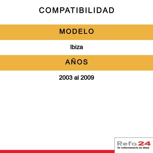 Faros compatible con Seat Cordoba 2003-2009 - Para Foco De Xenón