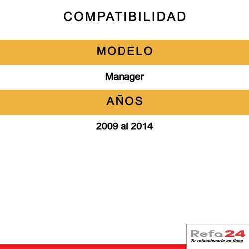 Faro Tyc - Compatible Con Peugeot Manager 2009-2014 - Lado Izquierdo (Piloto) 