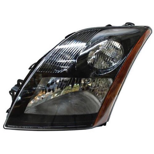 Faro Tyc - Compatible Con Nissan Sentra 2007-2010 - Diseño Fondo Negro, Lado Izquierdo (Piloto) 
