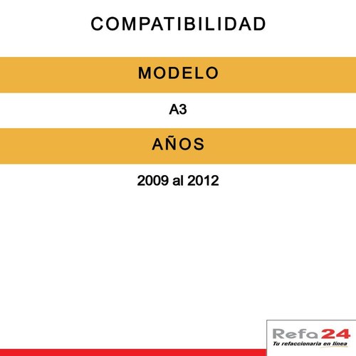 Faro Tyc - Compatible Con Audi A3 2009-2012 - Lado Izquierdo (Piloto) 