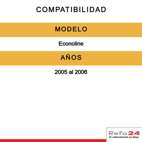 Parrilla - Compatible Con Econoline 2005-2006 - Color Gris 