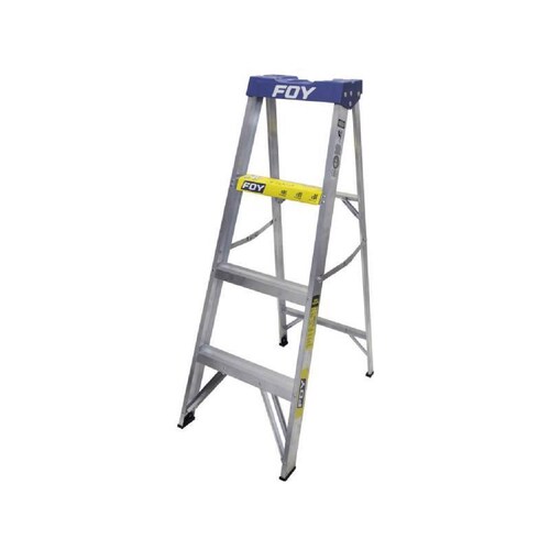 Escalera de aluminio tipo tijera 3 escalones - Codigo: ETF3 - Marca: Foy 