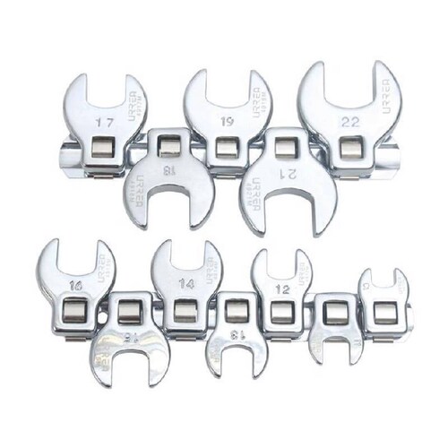 Juego de 12 llaves pata cuervo métricas - Codigo: 4900-12M - Marca: Urrea 