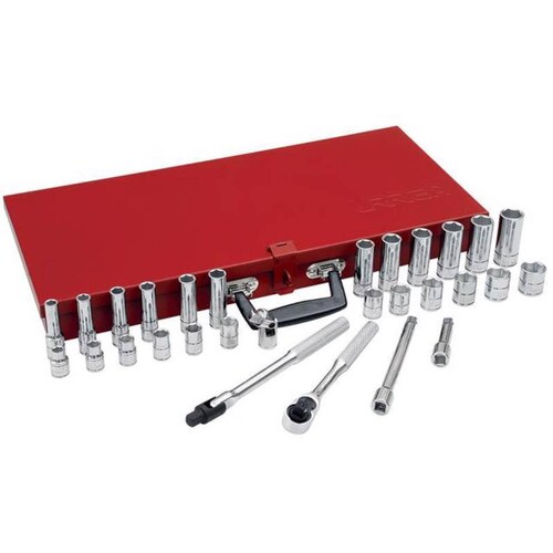 Juego de 30 dados largos accesorios 3/8in 52220 - Codigo: 52220 - Marca: Urrea 