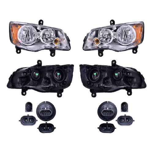 Faros compatible con Chrysler Town & Country 2008-2016 - 2 Piezas 