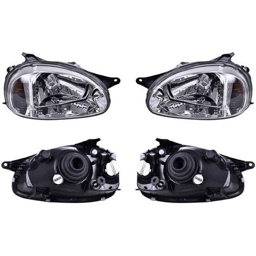 Faros compatible con Chevrolet Chevy 2001-2003 - 2 Piezas 