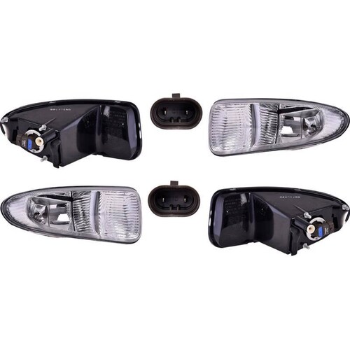 Faros De Niebla compatible con Chrysler Voyager 2001-2008 - Town Country 01-04 - 2 Piezas 