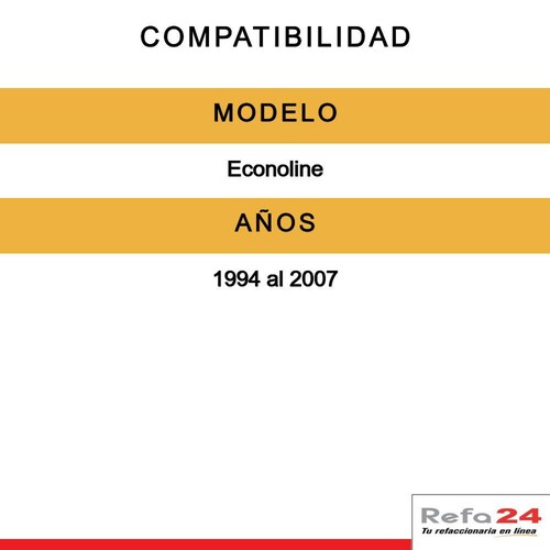 Espejo Depo, Econoline 1994-2007 - Lado Izquierdo 