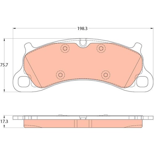 Juego De Balatas Porsche 911, 2013-2016 Del Orgánica 