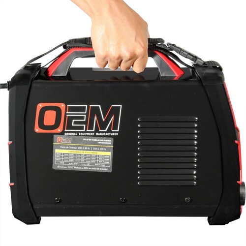 Soldadora inversor portatil 200 Amp.