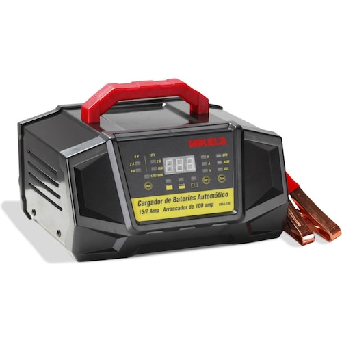 Cargador de baterías con arrancador