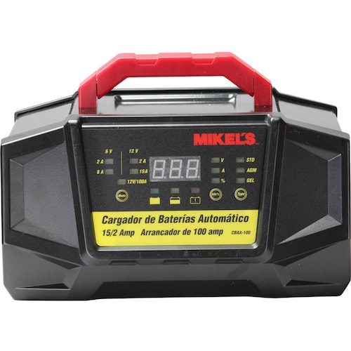 Cargador de baterías con arrancador