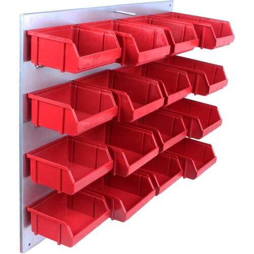 Panel con gavetas 17 pzas