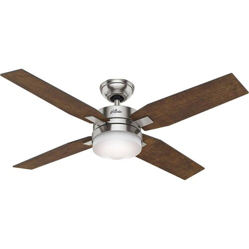 Ventilador De Techo Hunter 59207 Mercado-Brushed Nickel 50" 