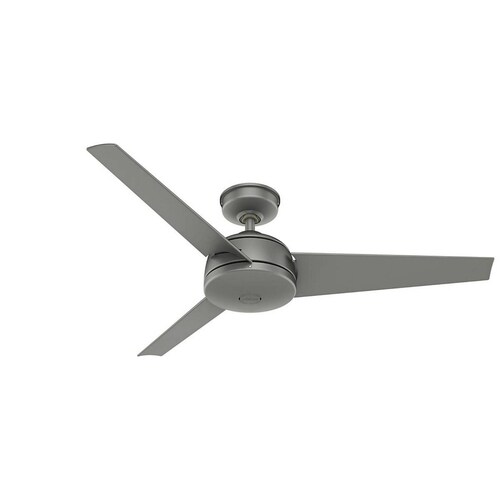 Ventilador De Techo Hunter 59608 Trimaran Matte Silver 52" 