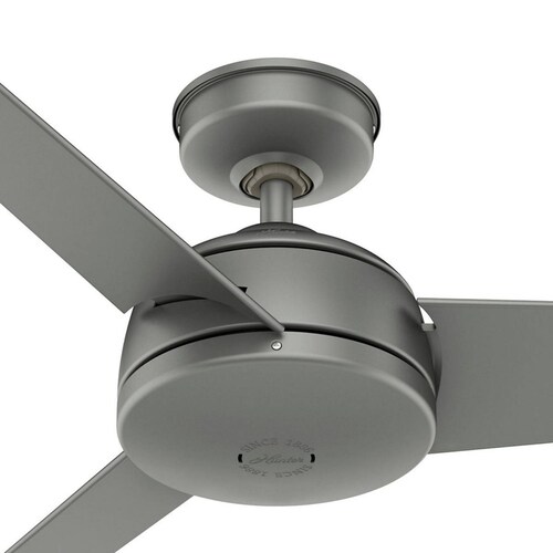 Ventilador De Techo Hunter 59608 Trimaran Matte Silver 52" 
