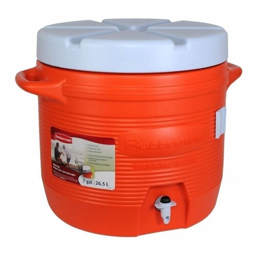 Termo 7 galones naranja rubbermaid fg16550111 