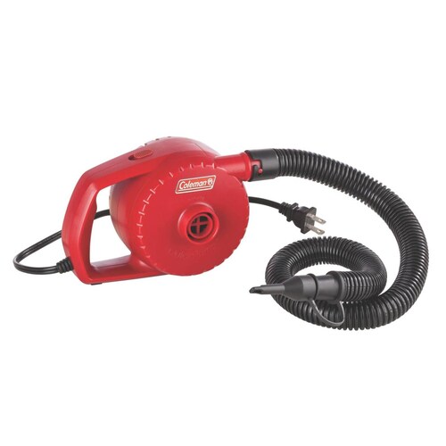 BOMBA DE AIRE ELECTRICA QUICKPUMP CON MANGUERA COLEMAN 