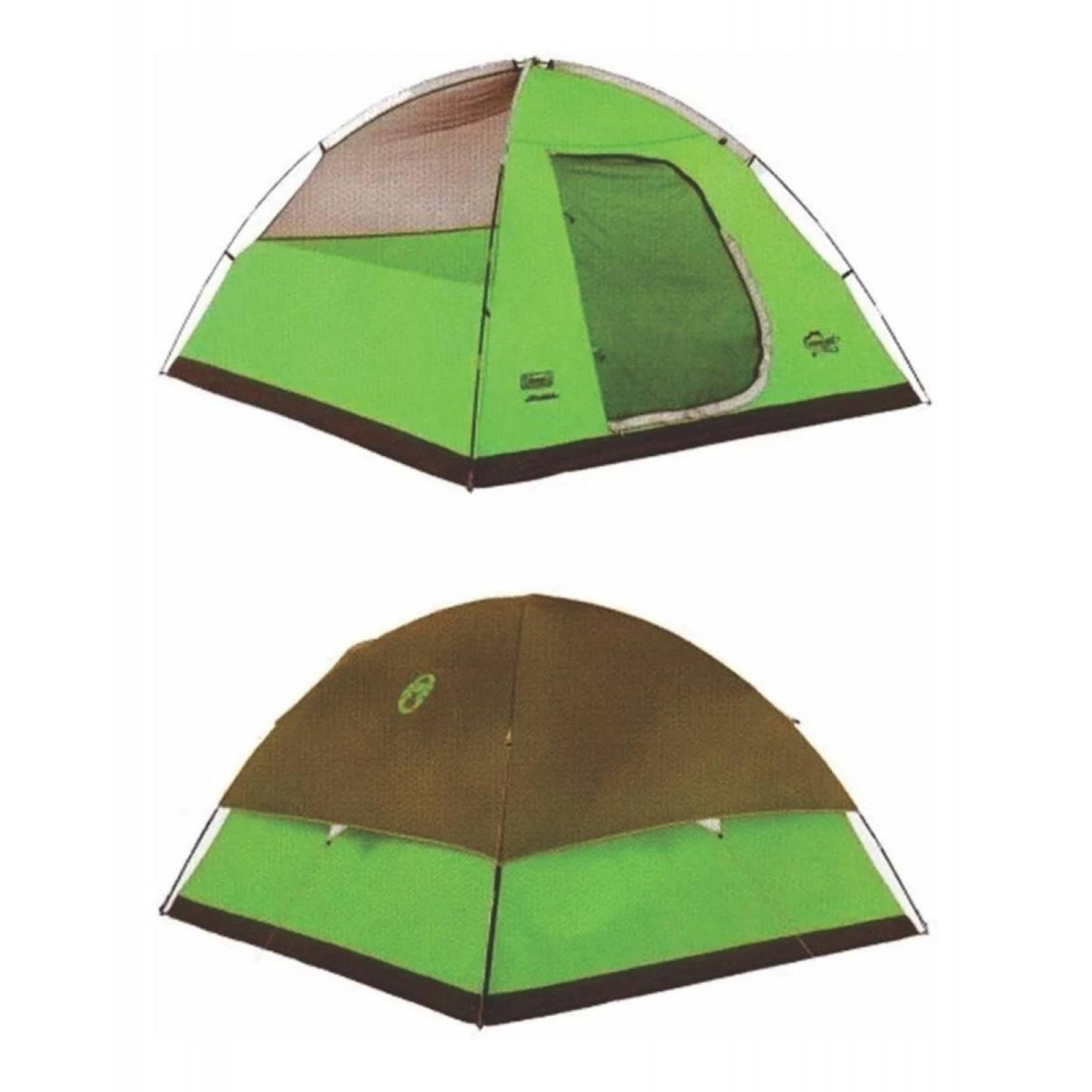 Coleman Tienda Casa De Campaña Coral Reef 2 Personas Verde