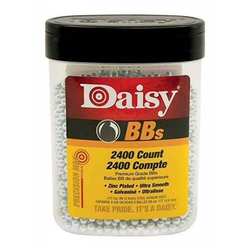 Municiones Cal. 4.5 Posta Daisy Acero Rifle Aire Bbs 2400 Pz 
