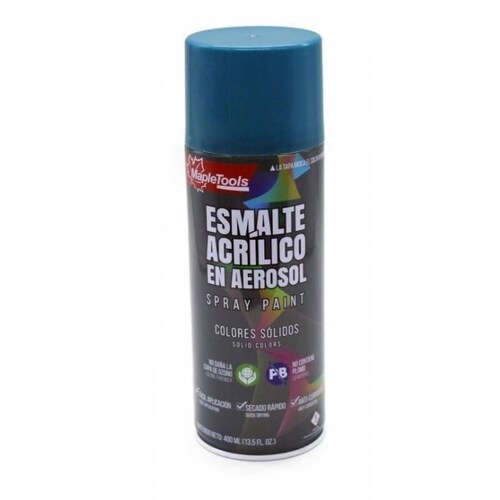 PINTURA EN AEROSOL SPRAY AZUL METALICO MAPLE TOOLS 
