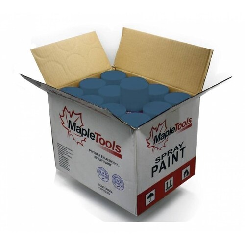 PINTURA EN AEROSOL SPRAY AZUL METALICO MAPLE TOOLS 