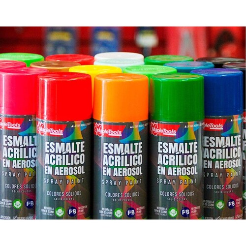 PINTURA EN AEROSOL SPRAY AZUL METALICO MAPLE TOOLS 