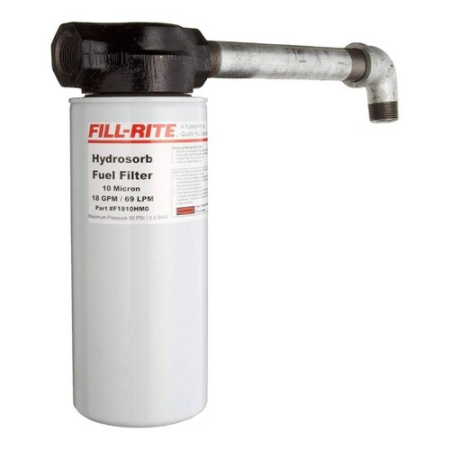 Kit base con filtro 10 micrones para bomba de transferencia de combustible gasolina y diesel fill ri 