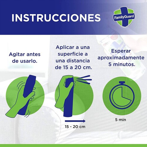 DESINFECTANTE Y ELIMINADOR DE OLORES EN AEROSOL 400ML OUST 