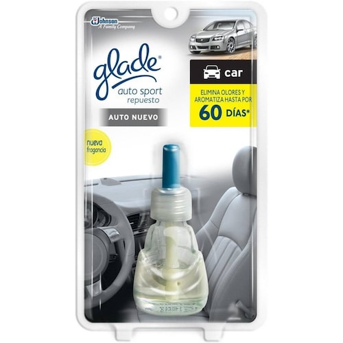 Repuesto aromatizante carro auto nvo glade 7ml scj-664142 