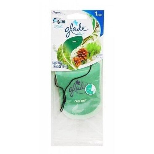 Aromatizante p/carro papel pino glade 18.14g scj-307627 