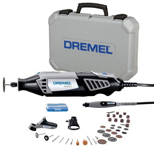 HERRAMIENTA ROTATIVA 4000 CON 3 ADITAMENTOS 36 ACCESORIOSDREMEL 