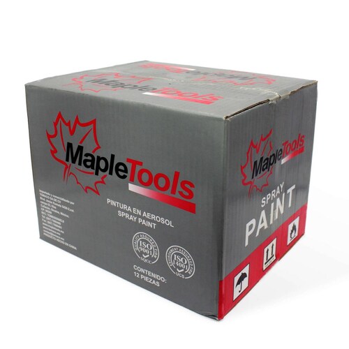 PINTURA EN AEROSOL SPRAY DORADO CAJA CON 12, MAPLE TOOLS 