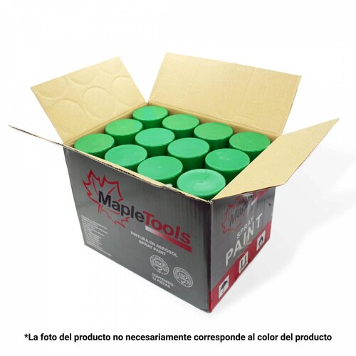 PINTURA EN AEROSOL SPRAY DORADO CAJA CON 12, MAPLE TOOLS 