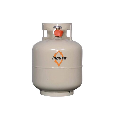 CILINDRO PARA GAS LP 10 KGS PORTATIL VÁLVULA QCC AMERICANA INGUSA 
