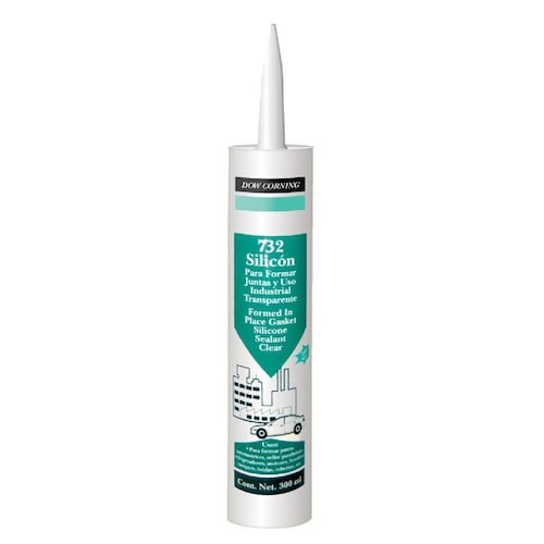 Silicón 732 industrial transparente sista 300 ml 