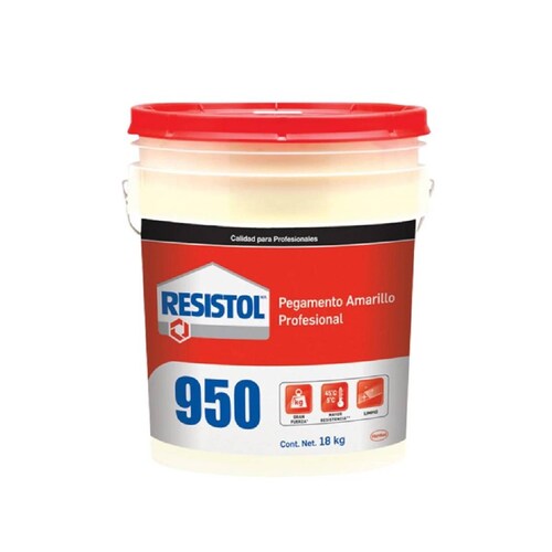 Resistol 950 amarillo 18 kg 