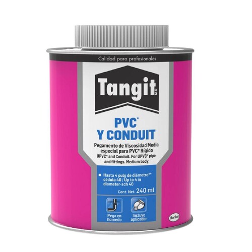 PEGAMENTO PARA PVC Y CONDUIT 240 ML TANGIT 