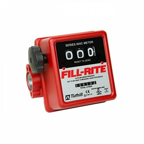 MEDIDOR DE COMBUSTIBLE CUENTA LITROS 1" 3 DIGITOS FILL RITE 