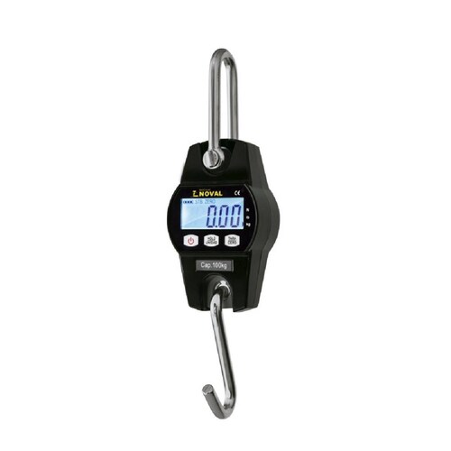BASCULA ELECTRONICA COLGANTE T/GANCHO 100 KG NOVAL 
