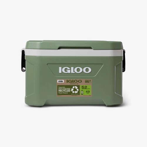 HIELERA 52 QT VERDE ECOLÓGICO IGLOO 