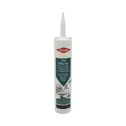 SILICON 732 INDUSTRIAL TRANSPARENTE SISTA 3 pzas 300 ML 