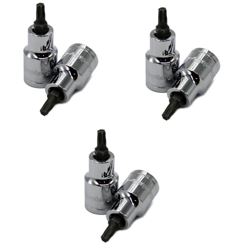 DADO 1/2 PUNTA TORX T30 CAJA CON 6 MAPLE TOOLS 